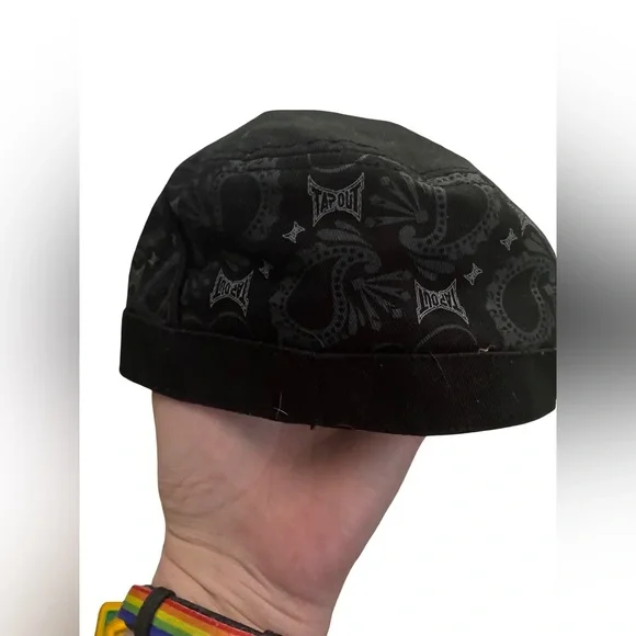 Tapout Women’s Military Y2K Style Embroidered Hat L/XL Fitted Pink And Black - Picture 3 of 5